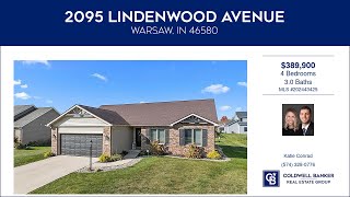 2095 Lindenwood Avenue Warsaw Indiana Homes for Sale  wwwcoldwellhomescom [upl. by Erine]