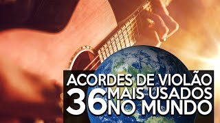 APOSTILA DE VIOLÃƒO GRÃTIS 36 ACORDES DE VIOLÃƒO MAIS USADOS NO MUNDO [upl. by Marquis]