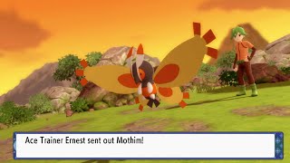 Where to find a trainer with 47 Mothim  Pokemon Brilliant Diamond amp Shining Pearl Remake [upl. by Fayth802]