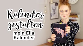 KALENDER GESTALTEN I ELLA WOCHENKALENDER I Advance Your Style [upl. by Hniht708]