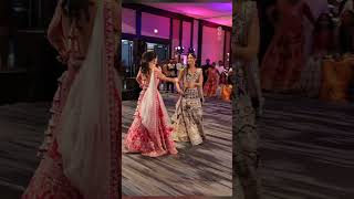 Beautiful Sangeet Dance Performance by the Bride and her Sister  Indian Wedding [upl. by Claire]