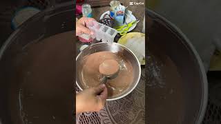 Chocolate ice cream recipe chocolate howtomake diy icecream [upl. by Adanama]