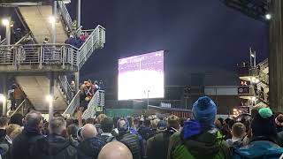 Damian McKenzie converts for All Blacks to win rugby v England Murrayfield crowd appreciates 021124 [upl. by Enrak706]