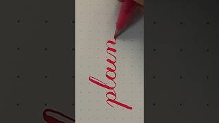 Sorrowful copperplate calligraphy pentelbrushpen touchsignpen [upl. by Nnylkoorb]