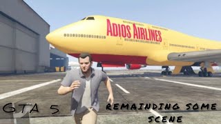 MICHEAL ON BIG PLANE🔥GTA5GRAND AUTO THEFTUsing some weapongta [upl. by Arnon321]