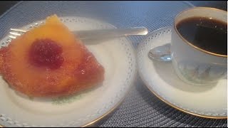 How to Make Delicious Pineapple Upside Down Cake Recipe with a Lingonberry centers [upl. by Pernell]