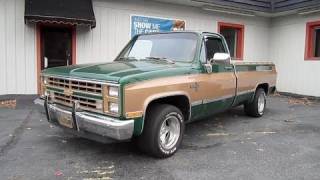 1987 Chevrolet Silverado Start Up Exhaust In Depth Tour and Test Drive [upl. by Elfont]