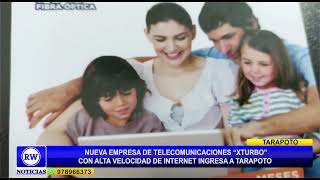 NUEVA EMPRESA DE TELECOMUNICACIONES XTURBO CON ALTA VELOCIDAD DE INTERNET INGRESA A TARAPOTO [upl. by Haret167]