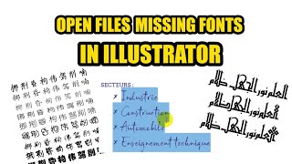 Master Illustrators Missing Font Challenge Convert Text Effortlessly [upl. by Llevrac]