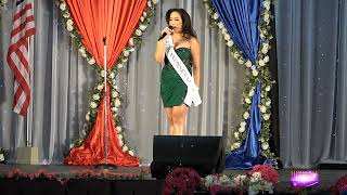 Yeev Yvonne Vaj Intro  Miss Hmong CA Pageant  Sacramento Hmong New Year 20242025 [upl. by Arrotal]