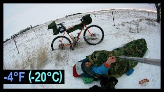 FROZEN Winter Gravel Bikepacking [upl. by Brey]