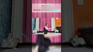 Ardha Matsyenderasana for spine relief  Yoga for Beginners [upl. by Luce]