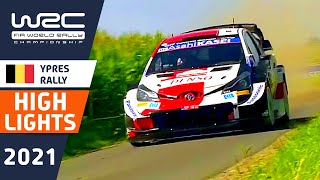 Renties Ypres Rally Belgium 2021  WRC HIGHLIGHTS Saturday Afternoon  WRC Highlights and Results [upl. by Zimmermann]