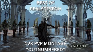 BEST of RealStevenH Awakening Ninja PVP Montage Part 2 quotOutnumberedquot  BDO [upl. by Adiana]