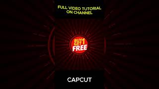 Easy Motion Graphics Tutorial  CapCut Tutorial [upl. by Dnalkrik]