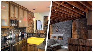 75 Seated Home Bar With Stone Tile Backsplash Design Ideas Youll Love 🔴 [upl. by Kcirtap]