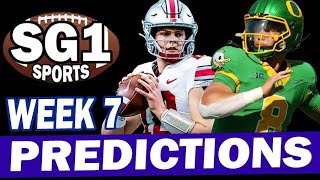 Week 7 Predictions BEST WEEKEND of College Football YET [upl. by Arahset503]