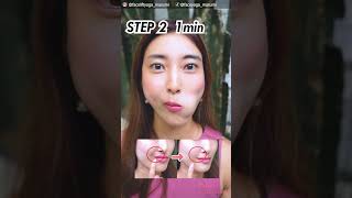 5 Laugh Lines Removal Stretch Face Lift Exercise for Nasolabial Folds Smile Wrinkles shorts [upl. by Arykat]