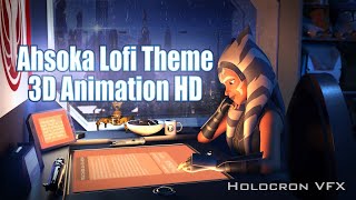 Ahsoka Lofi Theme  Star Wars Coruscant Ambience HD [upl. by Alaj]