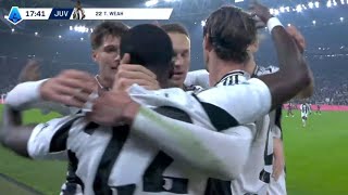 Timothy Weah Goal Juventus vs Torino 10 Goal e Highlights estesi [upl. by Anhsirk]