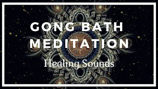 Gong Bath ❤️️ Gong Meditation Music ❤️️ Healing Sound Bath [upl. by Adnwahsor295]