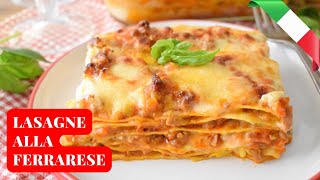 Włoska quotLASAGNE alla FERRARESEquot z sosem mięsnym i beszamelem 🍝  Włochy od kuchni [upl. by Marice858]