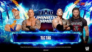 Jhon Cena Randy Orton Vs Roman Reigns The Rock TLC Tag Team Match [upl. by Cicero]