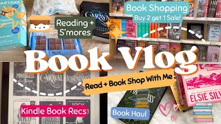 BOOK VLOG READ WITH ME KINDLE RECOMMENDATIONS BOOK SALE SHOPPING booktube read kindleunlimited [upl. by Pawsner]