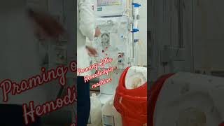 Praming of the Hemodialysis machine viral hospital [upl. by Hinze]