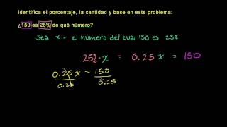 Resolviendo problemas de porcentajes [upl. by Eek]