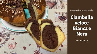 CIAMBELLONE BIANCO E NERO VELOCEBIMBY TM6cucinandoepasticciando [upl. by Dranel]