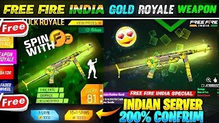 Free fire Next Weapon Royal 100 Confirm ✅🥳  Fire New Event  Ff New Event  Ff new event today [upl. by Shanta]