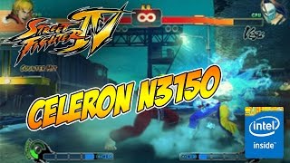 Main Street Fighter IV di INTEL Celeron N3150 [upl. by Doownil]