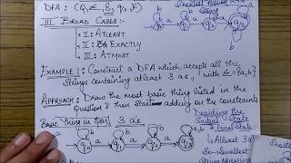 Simplified Approach for Construction of DFA Explained with Examples [upl. by Eetnod]