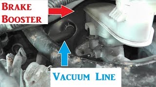 How To Test amp Replace the Brake Booster and Brake Booster Vacuum Hose [upl. by Anirtak]