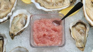 Mignonette recipe French shallot vinaigrette for oysters [upl. by Brent]