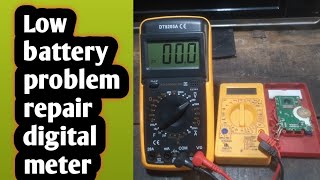 Digital meter Low battery repairhow to repair digital meter low battery problem solution [upl. by Chesna90]