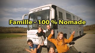 FAMILLE NOMADE à PLEIN TEMPS ❗️ PRÉSENTATION BUS CAMPING CAR  VIEBERTÉ amp VAN LIFE  Voyage Voyages [upl. by Resa]