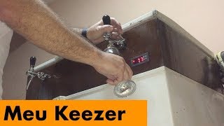 Projeto Keezer  Kegerator de freezer portugues Como fazer uma chopeira com torneira para chopp [upl. by Urien772]