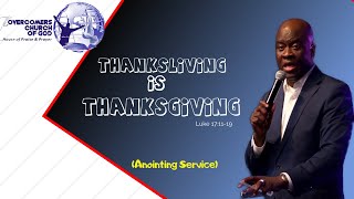 Thanksliving is Thanksgiving SERMON ONLY [upl. by Siro]