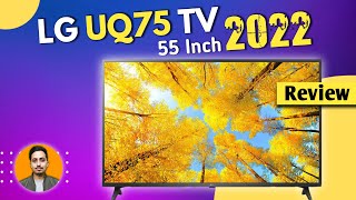 LG UQ7550 TV Review  LG 55 Inch 4K TV 2022  Hindi [upl. by Owens658]