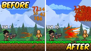 Terraria But Damaging Enemies UPGRADE My Shotguns [upl. by Xerxes]