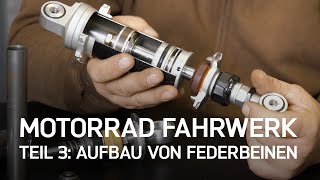 Motorrad Fahrwerk Teil 3  Aufbau und Funktionsweise von Federbeinen [upl. by Nicolais]