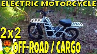 UBCO 2x2 OffRoad Electric Motorcycle  Utility quad bike replacement for Farmers [upl. by Ivonne]