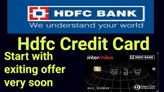 HDFC travel Credit Card  All Benefits amp Charges  Intermiles signature platinum Credit Card [upl. by Atil]