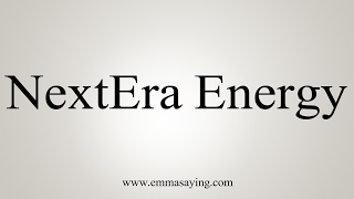 How to Pronounce NextEra Energy [upl. by Merete]