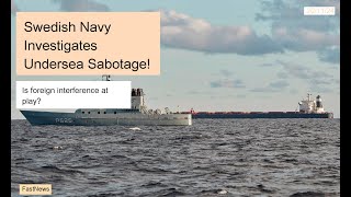 Swedish Navy Investigates Possible Sabotage of Undersea Cables [upl. by Caroline17]