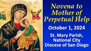 Holy Mass  Novena to Our Mother of Perpetual Help  October 1 2024 [upl. by Muller333]