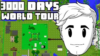 3000 Days  Hardcore Minecraft World Tour [upl. by Ahsiekan]