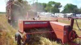 Allis Chalmers baler at Hutch [upl. by Anette]